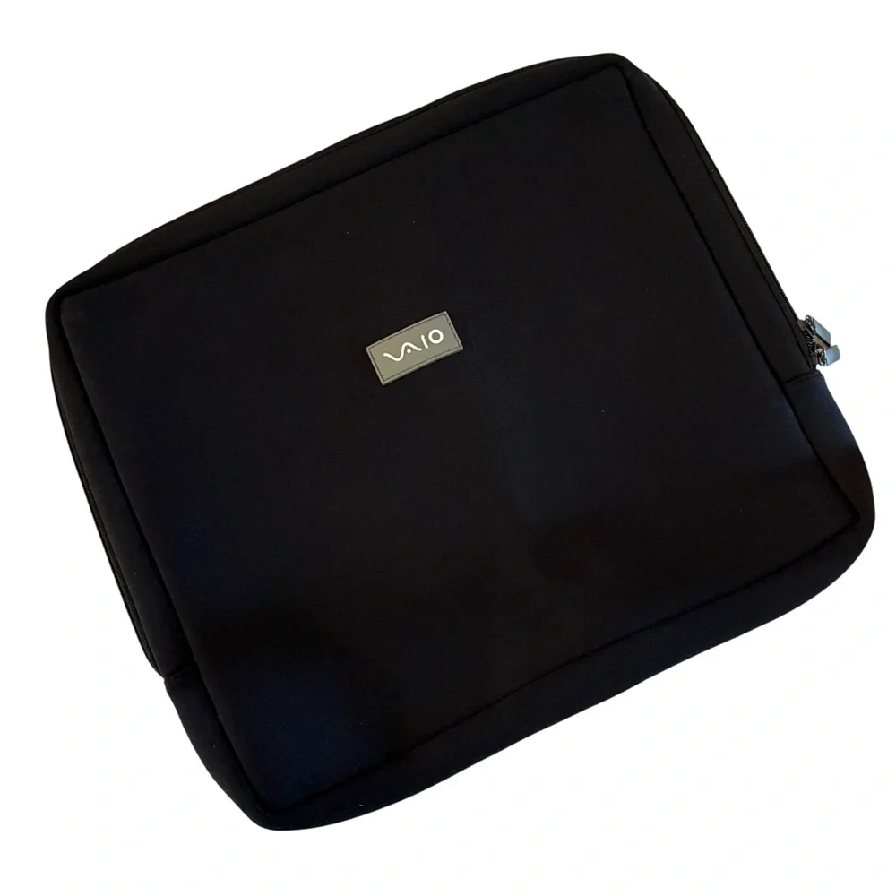 Sony Vaio Black Neoprene Tablet Laptop Case